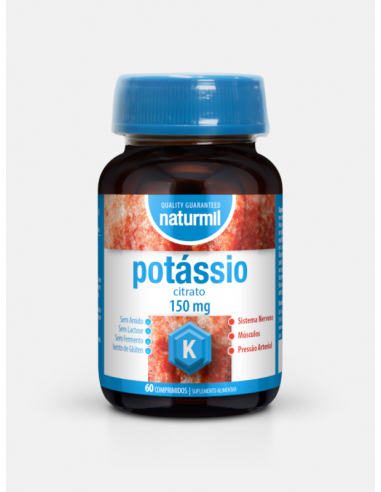 Pack 4x3 uds Citrato De Potasio 150Mg 60Comp. de Diet