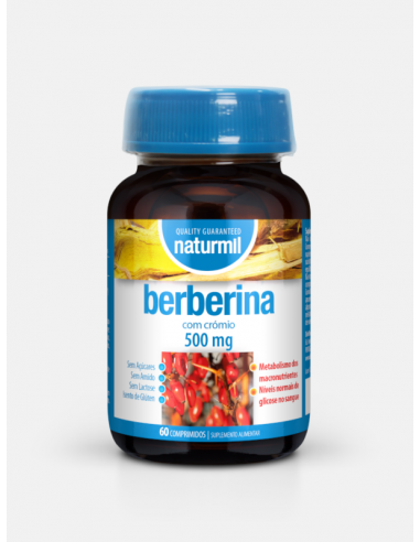 Pack 4x3 uds Berberina 500mg con cromo 60 comprimidos