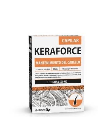 Pack 4x3 uds Keraforce Capilar 30Comp. de Dietmed