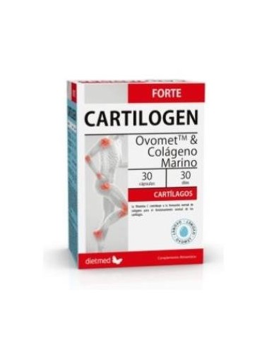 Pack 4x3 uds Cartilogen Forte 30Cap. de Dietmed