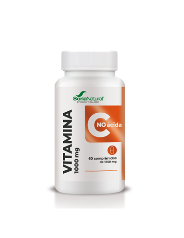 Vitamina C no ácida 60 Comprimidos de Soria Natural