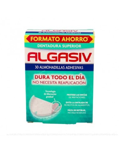 Algasiv Almohadilla Dental Superior Adhesiva 30Ud de Algasiv