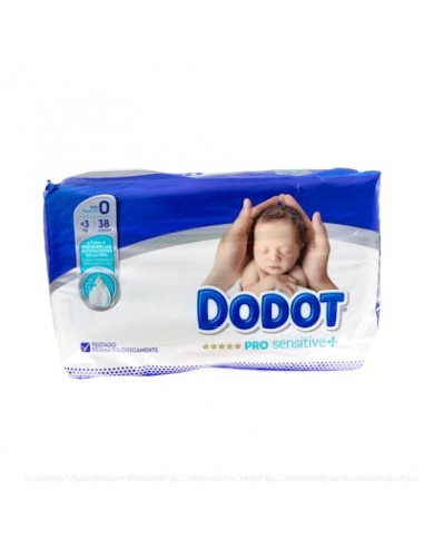 Dodot Pañal Inf Pro Sensitive T0 0-3 Kg 38 U de Dodot