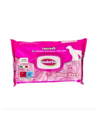 Inodorina Toallitas Refresh Aloe Vera 40Uds Vet de Cominter Vet