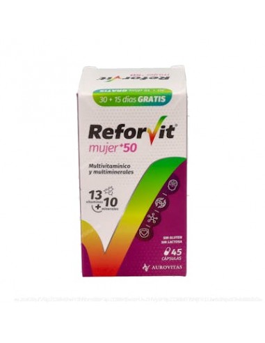 Reforvit Mujer +50 45 Cap. de Aurovitas