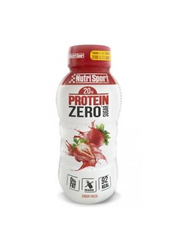 Protein Zero Batido Fresa 12X330Ml. de Nutrisport