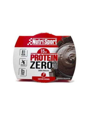 Pudding Protein Zero Chocolate 12Tarrinasx135Gr. de Nutrisport