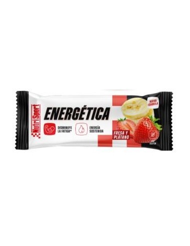 Barrita Energetica Fresa-Platano 24 Uds de Nutrisport