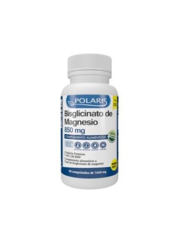 Bisglicinato Magnesio 850 Mg  60 Comp de Polaris