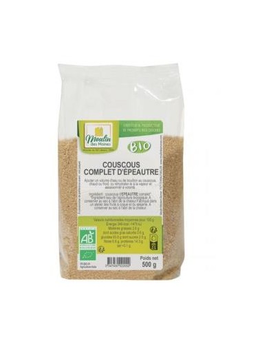 Cuscus De Espelta Integral 500 Gr Bio de Moulin Des Moines