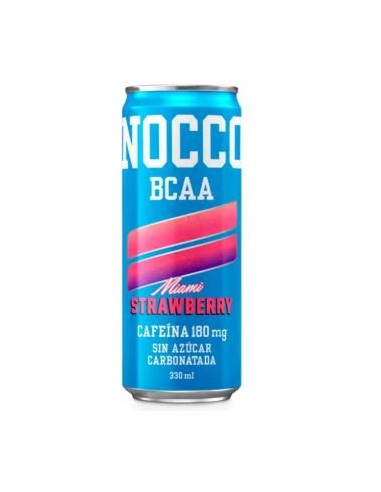 Bebida Energetica Bcaa  Miami Fresa 330 Ml de Nocco