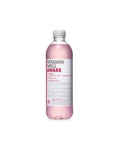 Bebida Vitaminada Awake-Frambuesa 500 Ml de Vitamin Well