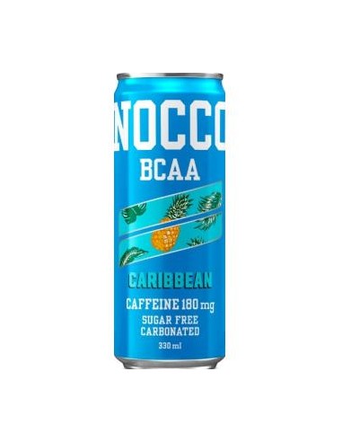 Bebida Energetica Bcaa  Caribbean 330 Ml de Nocco