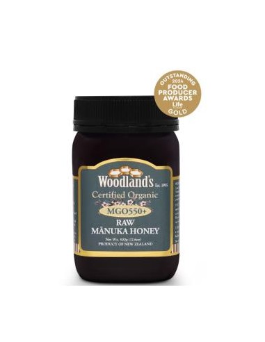 Miel De Manuka Raw Mgo 550+ Monofloral 500Gr Eco de Woodland´S