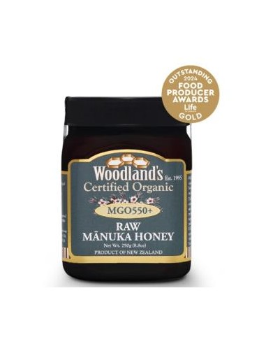 Miel De Manuka Raw Mgo 550+ Monofloral 250Gr Eco de Woodland´S