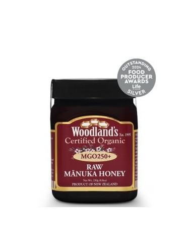 Miel De Manuka Raw  Mgo 250+  Monofloral250Gr Eco de Woodland´S