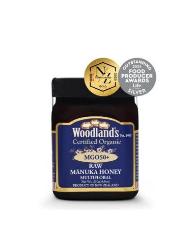 Miel De Manuka Raw Mgo 50+ Multifloral 250 Gr Eco de Woodland´S