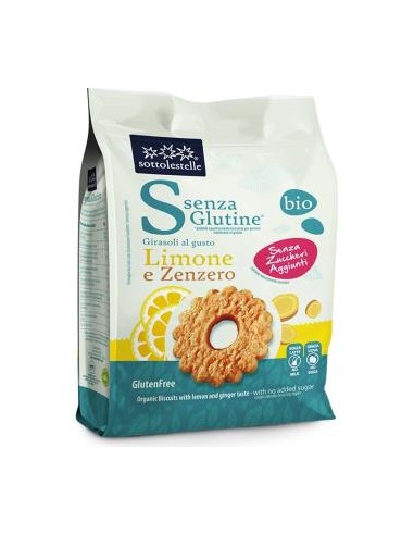 Galleta Limon Jengibre Sin Azucar 250 Gr Bio Sg de Sottolestelle