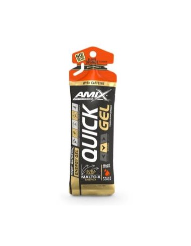 Quick Energy Gel 1Gelx45Gr Cafeina-Taurina Naranja de **Amix Performance