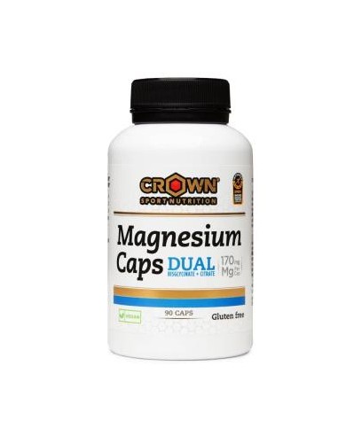 Magnesium Dual 90 Caps de Crown Sport Nutrition