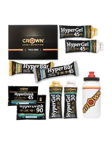 Pack Hyper Energy Tester Bidon Pro Fly 550 Ml de Crown Sport Nutrition