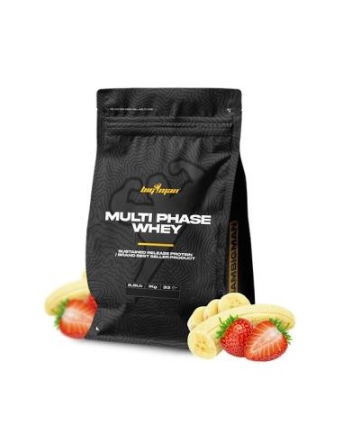 Multi-Phase Whey 1 Kg Fresa-Platano de Bigman