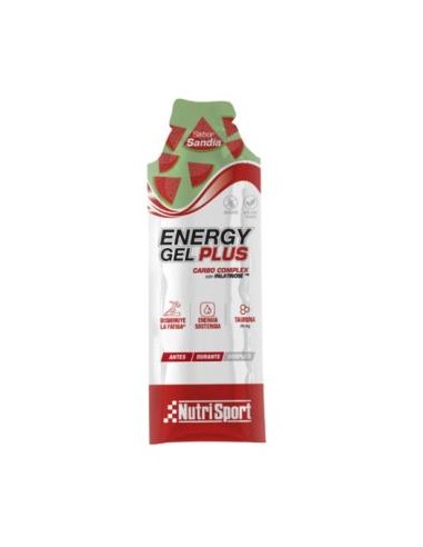 Energy Gel Plus Sandia 18 Uds de Nutrisport