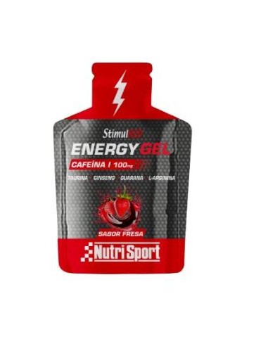 Stimulred Energy Gel Fresa 24Uds de Nutrisport