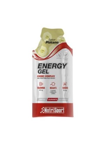 Energy Gel Platano 24 Uds de Nutrisport