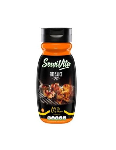 Salsa Zero 320 Ml Barbacoa Picante Servivita de Servivita