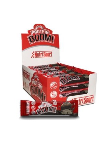 Protein Boom Chocolate Fudge Cake 24 Uds de Nutrisport