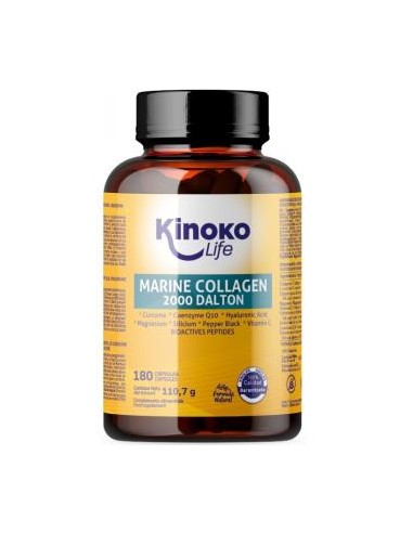 Colageno Marino 2000 Dalton 180 Cap. de Kinoko Life