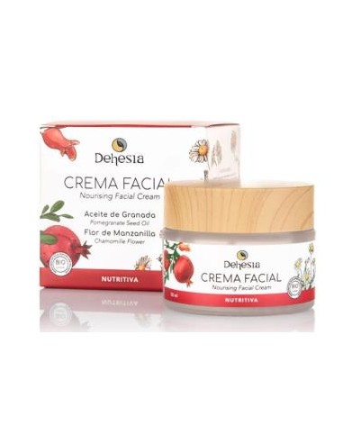 Crema Facial Nutritiva Bio Granada-Manzanilla 50Ml de Dehesia