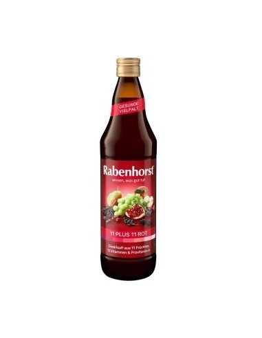 11 Plus 11 Zumo Multifrutas Rojo 750Ml de Rabenhorst