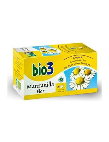 Bie3 Manzanilla Flor Infusion 25Sbrs. Bio de Bie 3