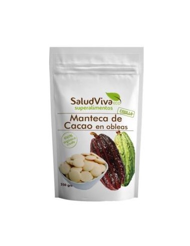 Manteca De Cacao En Obleas 250Gr. Bio Sg S/A Vegan de Salud Viva