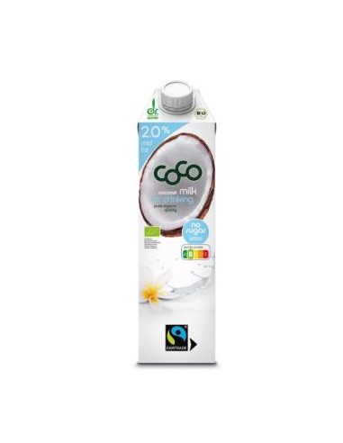 Coco Milk (Leche De Coco) 1 Lt Bio de Dr. Martins