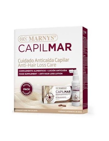 Capilmar Pack Locion Anticaida +Capsulas de Marnys