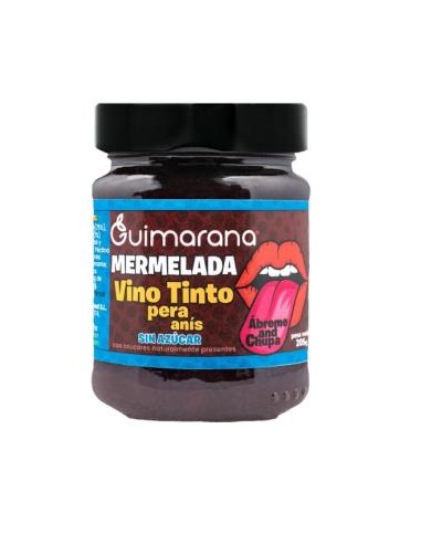 Mermelada De Vino Tinto Sin Azucar 205Gr. de Guimarana