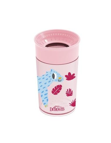 Vaso 360 S/ Boquilla Rosa S/ Asas 300Ml de Dr. Brown´S