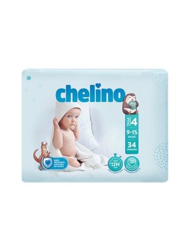 Chelino Pañal Inf Gateo T4 9-15Kg 34Un de Chelino