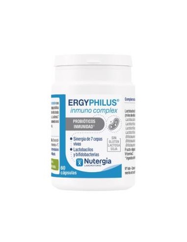 Ergyphilus Inmuno Complex 60Cap. (Refrigeracion) de Nutergia