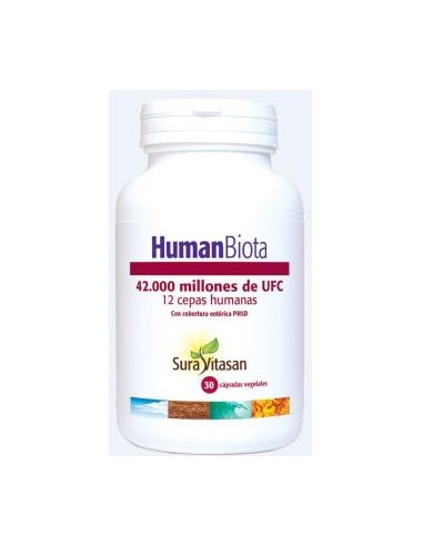 Human Biota 30Cap. (Refrigeracion) de Sura Vitasan