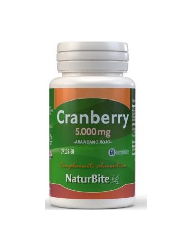 Cranberry Arandano Rojo 5000Mg. 60Comp. de Naturbite