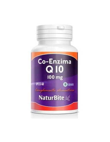 Co-Enzima Q10 100Mg. 60Cap. de Naturbite