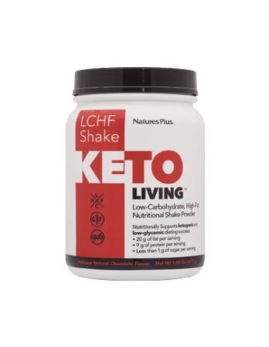 Keto Living Batido Chocolate 578Gr. de Natures Plus