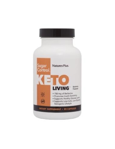 Keto Living Sugar Control 90Cap. de Natures Plus