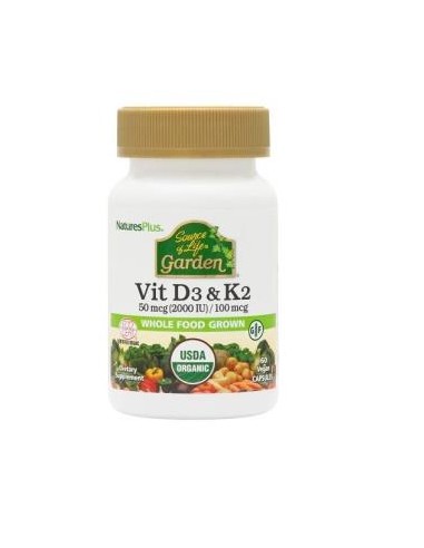 Garden Vitamina D3&K2 60Cap. de Natures Plus