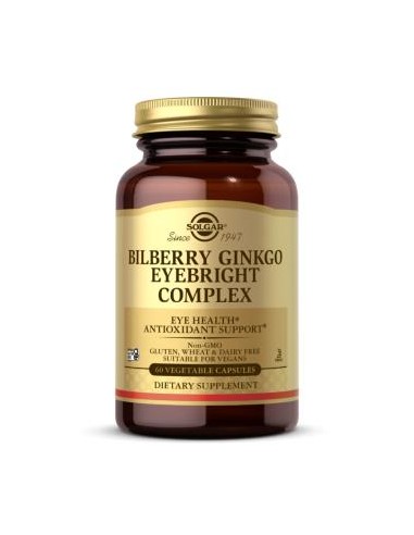 Bilberry Ginkgo Eyebright 60Cap. de Solgar