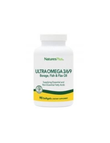 Ultra Omega 3-6-9 90Perlas de Natures Plus